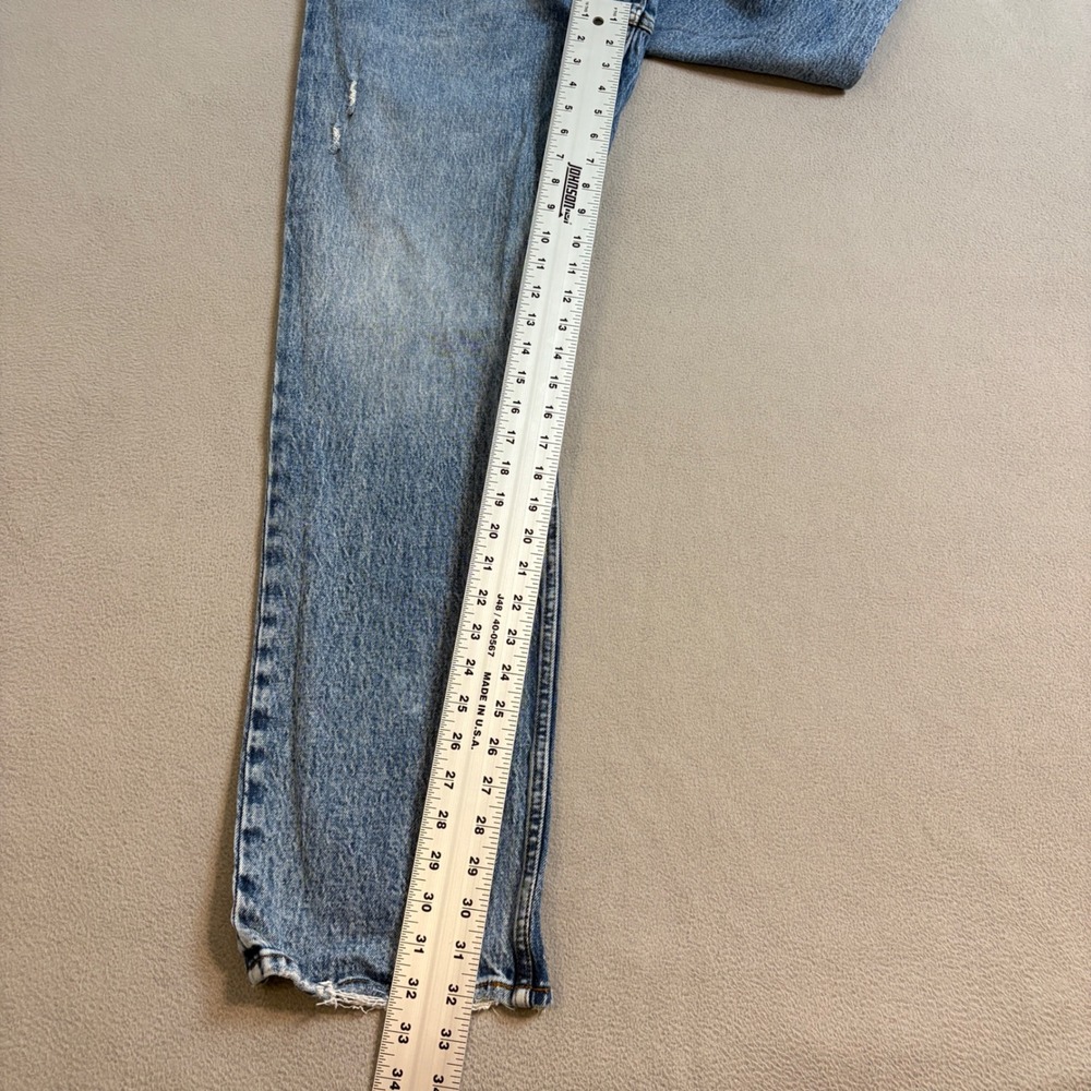 Abercrombie & Fitch The 90s Straight Ultra High Rise Jeans Medium Wash 27 4L - Picture 8 of 10